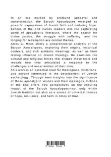 Amos C. Miles: Echoes of the End: The Apocalyptic Narratives of Baruch, Buch