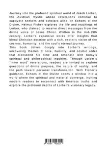 Helmut Fisher: Echoes of the Divine: Jakob Lorber¿s Spiritual Legacy, Buch