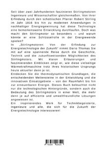 Dario Thomas: Stirlingmotoren: Von der Erfindung zur Energietechnologie der Zukunft, Buch