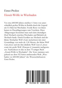 Ernst Probst: Eiszeit-Wölfe in Wiesbaden, Buch