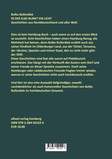 Der Text beschreibt ein Buch von Bolko Bullerdiek mit Geschichten aus Norddeutschland und der Welt für 18 Euro.