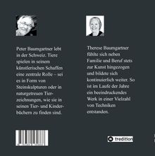 Links: Text über Peter Baumgartner, rechts: Text über Therese Baumgartner. Beide mit Schwarzweiß-Fotos darüber.