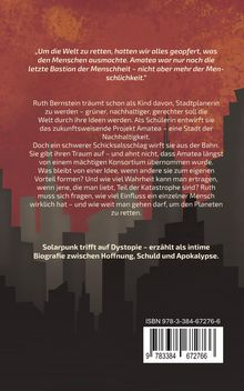 „Um die Welt zu retten... der Menschlichkeit.“ Ruth Bernstein träumt von Stadtplanung, die durch Schicksalsschlag gestoppt wird.