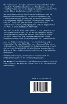 Text über kindliche Persönlichkeitsentwicklung, Selbstverwirklichung, Krisenbewältigung, Autor: Jürgen Bendszus, ISBN vorhanden.