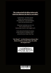 "Wo Leidenschaft die Bühne beherrscht, droht die Wahrheit die Welt zu zerreißen." Unten symmetrisches Ornament.