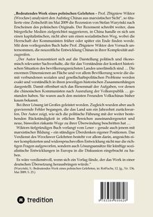Text über Prof. Zbigniew Wiktors Buch zur Entwicklung Chinas. Diskussion marxistischer Ansätze und historischer Kontexte.