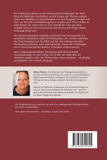 Text über die Hintergründe kirchlicher Weihnachtstraditionen. Foto einer Frau darunter. Buch über Weihnachtswissen erwähnt.