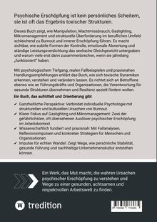 Psychische Erschöpfung wird als Ergebnis toxischer Strukturen beschrieben und nicht als persönliches Scheitern.