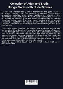 "Collection of Adult and Erotic Manga Stories with Nude Pictures." Darunter eine sinnliche Beschreibung über eine Trainerin.