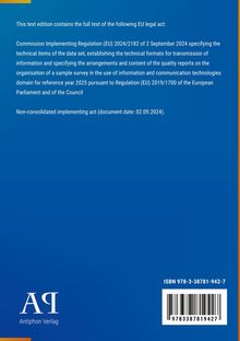 Textausgabe enthält EU-Rechtsakte: Verordnung (EU) 2024/2182. Datum des Dokuments: 02.09.2024. Antiphon Verlag.