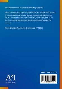 Text über EU-Verordnung, dazu ein farbverlaufender blauer Hintergrund, Logo und ISBN-Nummer unten rechts.