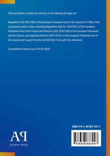 EU-Verordnungstext Sammlung, konsolidierte Fassung (29.05.2026). Blau mit einem kleinen Verlagssymbol unten links.