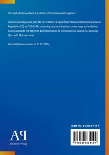 Text über EU-Rechtsakte, ISBN unten, blaues Design mit gelben Akzenten, Verlag unten links.