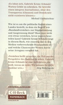 Gabriele Krone-Schmalz: Russland verstehen, Buch