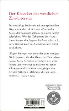 Eugen Herrigel: Zen in der Kunst des Bogenschießens, Buch