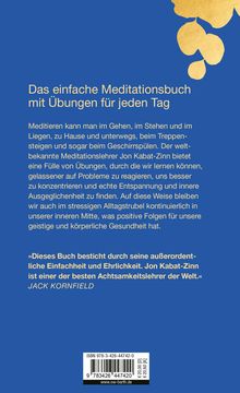 Jon Kabat-Zinn: Im Alltag Ruhe finden, Buch