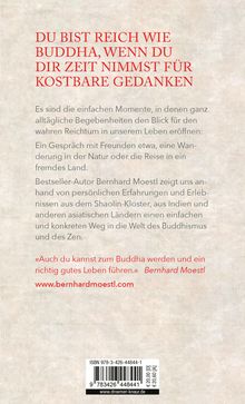 Bernhard Moestl: Reich wie Buddha, Buch
