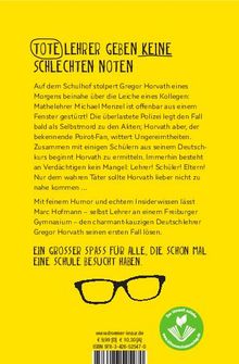 Marc Hofmann: Der Mathelehrer und der Tod, Buch