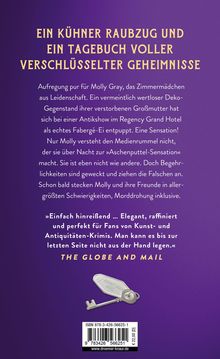 Titel: Ein kühner Raubzug und ein Tagebuch voller verschlüsselter Geheimnisse.  
Lila Hintergrund, Schlüssel-Illustration unten.