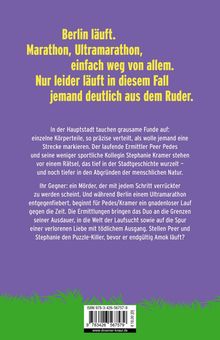 Berlin läuft. Marathon, Ultramarathon, einfach weg von allem. Nur leider läuft in diesem Fall jemand deutlich aus dem Ruder.