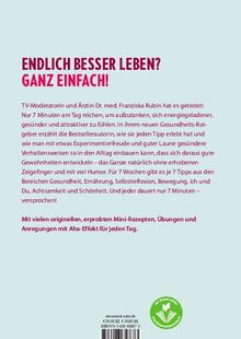 Franziska Rubin: 7 Minuten am Tag, Buch