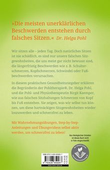 Helga Pohl: Natürlich sitzen!, Buch