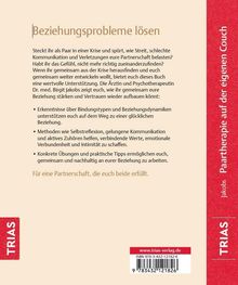 "Beziehungsprobleme lösen" ist der Titel. Es geht um Tipps und Methoden zur Stärkung von Beziehungen. Links ist ein rotes TRIAS-Logo.