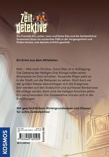 „Die Zeitdetektive“, Freunde lösen mysteriöse Fälle in der Vergangenheit. Mittelalter-Krimi in Köln 1164 n. Chr. mit Hintergrund.