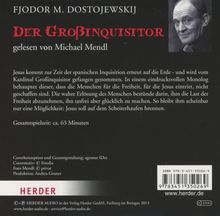 Fjodor M. Dostojewski: Der Großinquisitor, CD