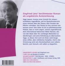 Siegfried Lenz: Deutschstunde. 2 MP3-CDs, 2 CDs