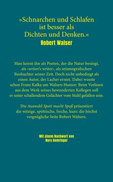 Robert Walser: Spott macht Spaß, Buch