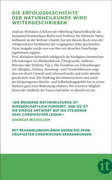 DIE ERFOLGSGESCHICHTE DER NATURHEILKUNDE WIRD WEITERGESCHRIEBEN. Zitat von Andreas Michalsen. Grün-weißer Hintergrund.