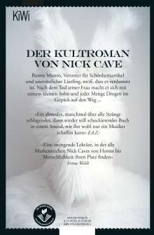 Nick Cave: Der Tod des Bunny Munro, Buch