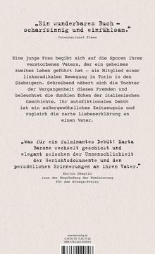 Marta Barone: Als mein Vater in den Straßen von Turin verschwand, Buch