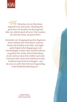 Vicki Baum: Der große Ausverkauf, Buch