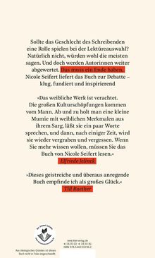 Nicole Seifert: Frauen Literatur, Buch