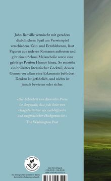 John Banville: Singularitäten, Buch