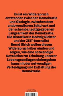 Hedwig Richter: Demokratie und Revolution, Buch