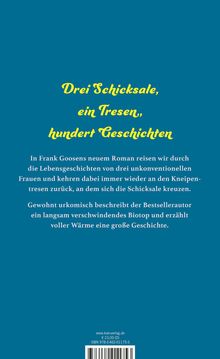 Titel: Drei Schicksale, ein Tresen, hundert Geschichten. Beschreibung eines Romans über verknüpfte Schicksale in Bars.