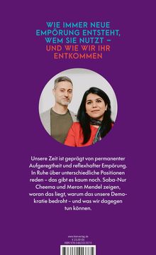 Oben: "WIE IMMER NEUE EMPÖRUNG ENTSTEHT...". Unten: Erläuterung der gesellschaftlichen Lage. Porträt von zwei Personen.