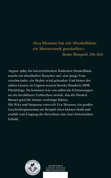 Eva Menasse: Dunkelblum, Buch