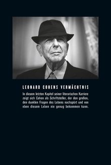 Leonard Cohen: Die Flamme - The Flame, Buch