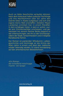 Michael Chabon: Die Vereinigung jiddischer Polizisten, Buch