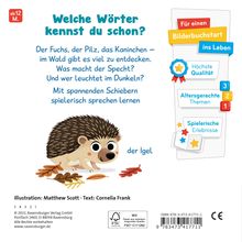 Cornelia Frank: Meine ersten Wörter vom Wald - Sprechen lernen mit großen Schiebern und Sachwissen für Kinder ab 12 Monaten, Buch
