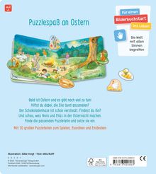 Mila Rulff: Mein großes Puzzle-Spielbuch: Ostern - Puzzlebuch ab 2 Jahren, mit 10 Puzzleteilen, Geschenk fürs Osternest, Buch