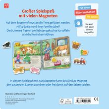 Irmgard Eberhard: Mein großes Magnetbuch: Wer füttert wen? - Magnet-Spielbuch ab 2 Jahren, Bilderbuch, Buch