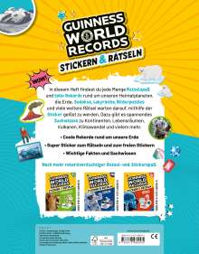 Eddi Adler: Guinness World Records Stickern und Rätseln: Planet Erde, Buch