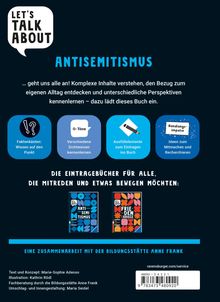"Let's Talk About ANTISEMITISMUS ...geht uns alle an! Komplexe Inhalte verstehen... Zusammenarbeit mit der Bildungsstätte Anne Frank."