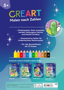 Ravensburger CreArt Malen nach Zahlen ab 5: Kawaii Süße Freunde, Malbuch, 24 Motive, Buch