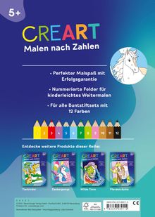 Ravensburger CreArt Malen nach Zahlen ab 5: Pferde, Malbuch, 24 Motive, Buch